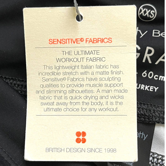 Sweaty Betty NWT Zero Gravity Leggings 7/8 Length Abstract Floral Print XXS - Picture 9 of 12